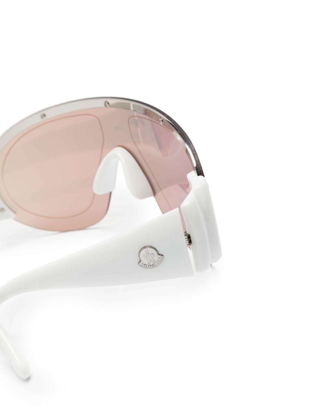 logo-plaque oversize-frame sunglasses  Product Image