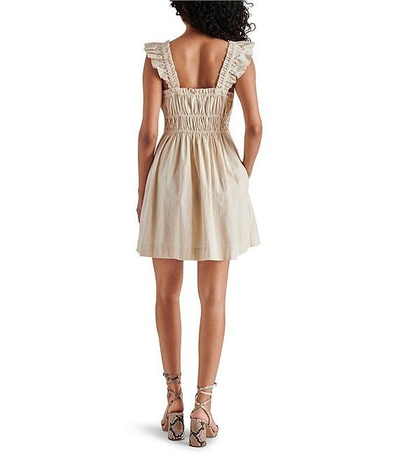 Steve Madden Harmony Square Neck Sleeveless Mini Babydoll Dress Product Image