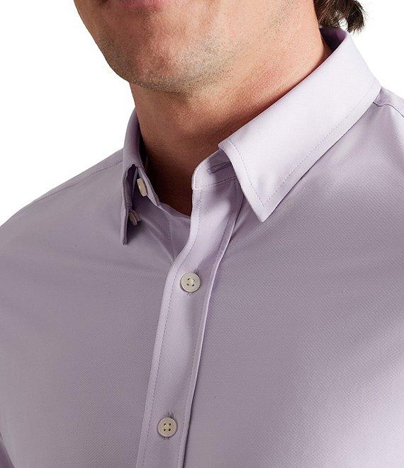 RHONE Slim Fit Solid Commuter Performance Stretch Long Sleeve Woven Shirt Product Image