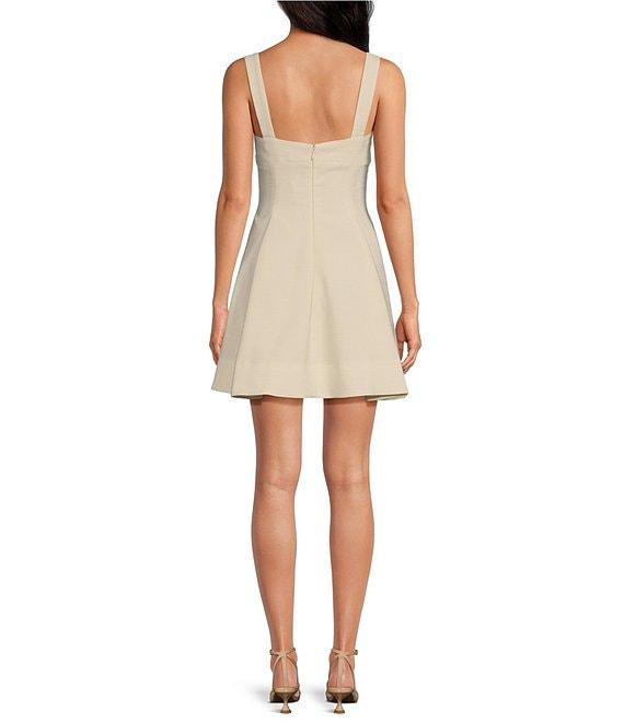 Gianni Bini Selene A-Line Cut-Out Textured Dress Product Image