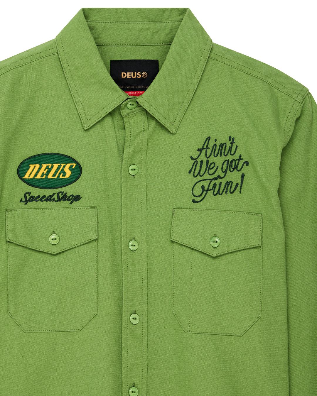 Tin Lizzie Shirt - Tendril Green Product Image