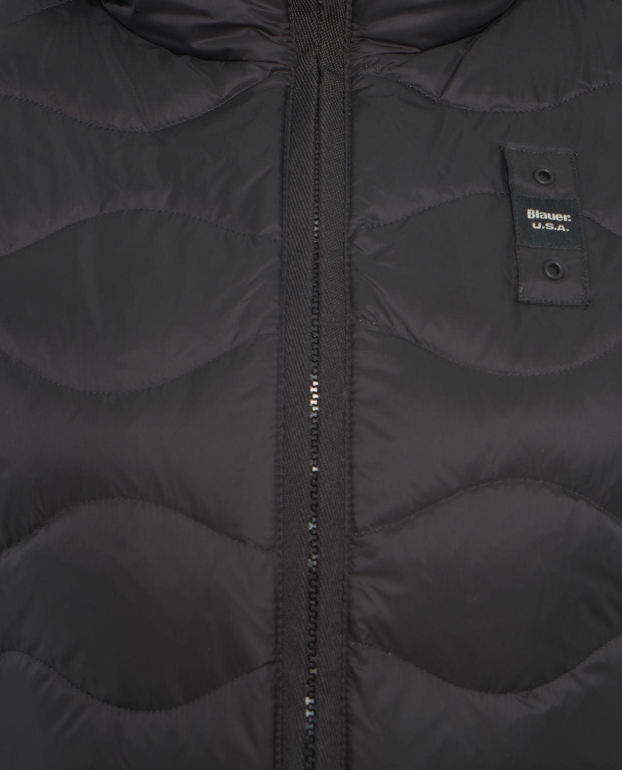 Down jacket with wavy quilting Product Image