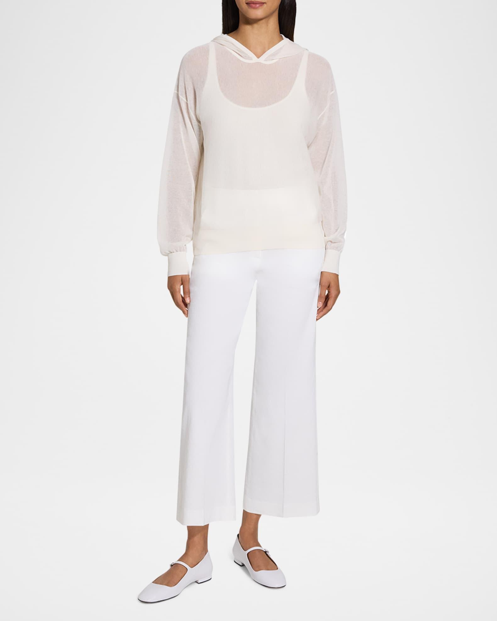 Sheer Blouson Hoodie Product Image