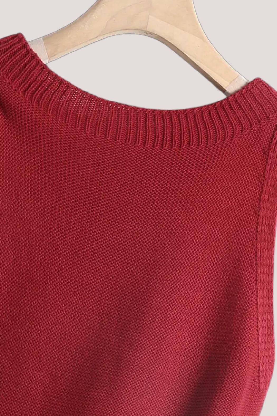 Crewneck Sleeveless Knit Product Image