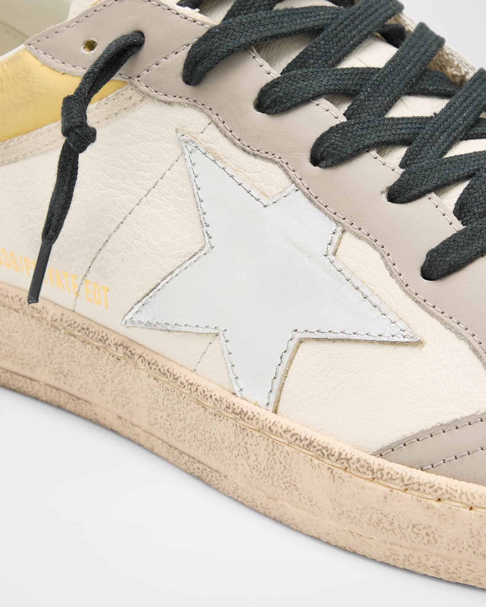 Men's Ballstar Metallic Leather Low-Top Sneakers, Exclusive Product Image