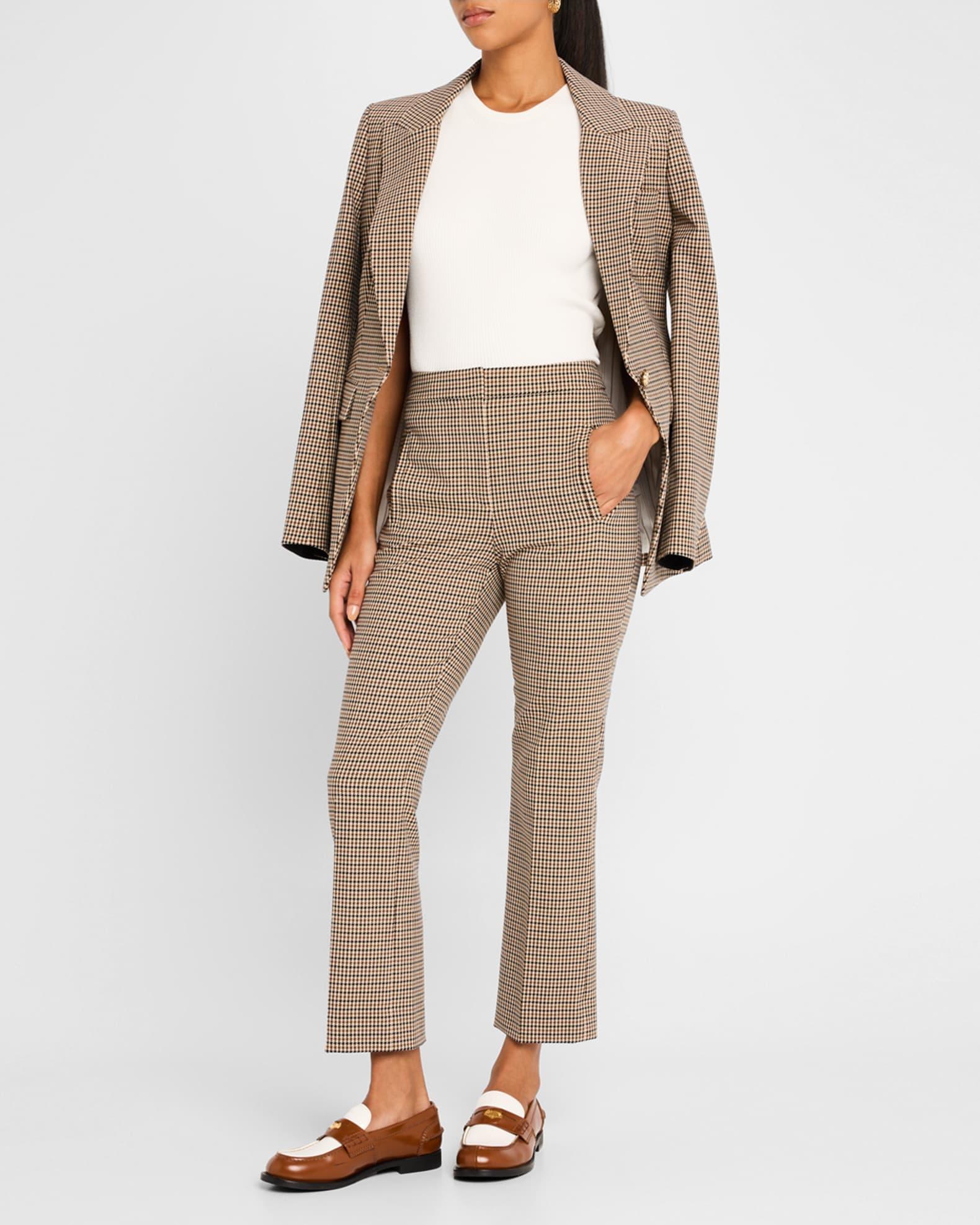 Arte Cropped Houndstooth Pants Product Image