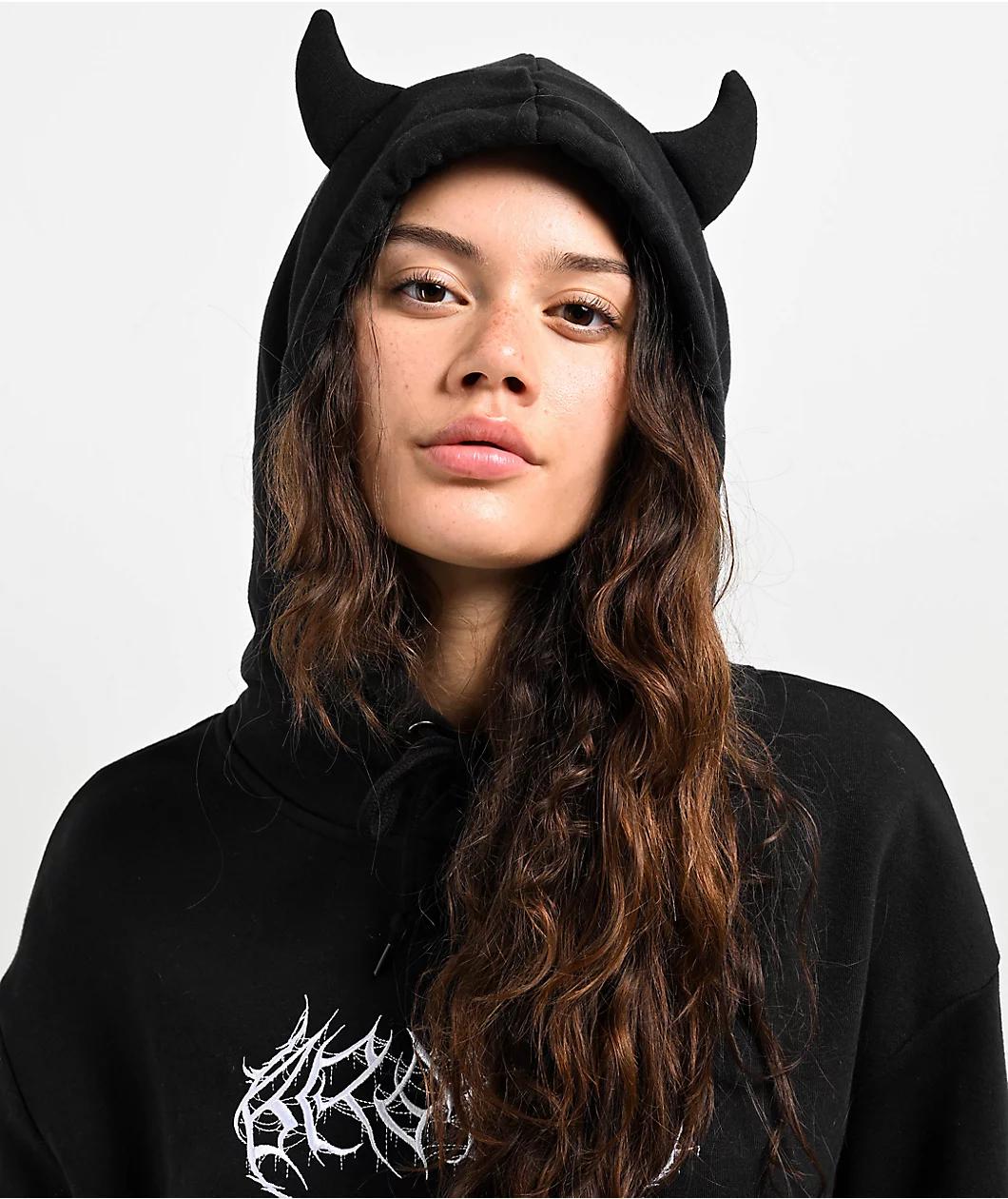Broken Promises Moshpit Black Hoodie Product Image