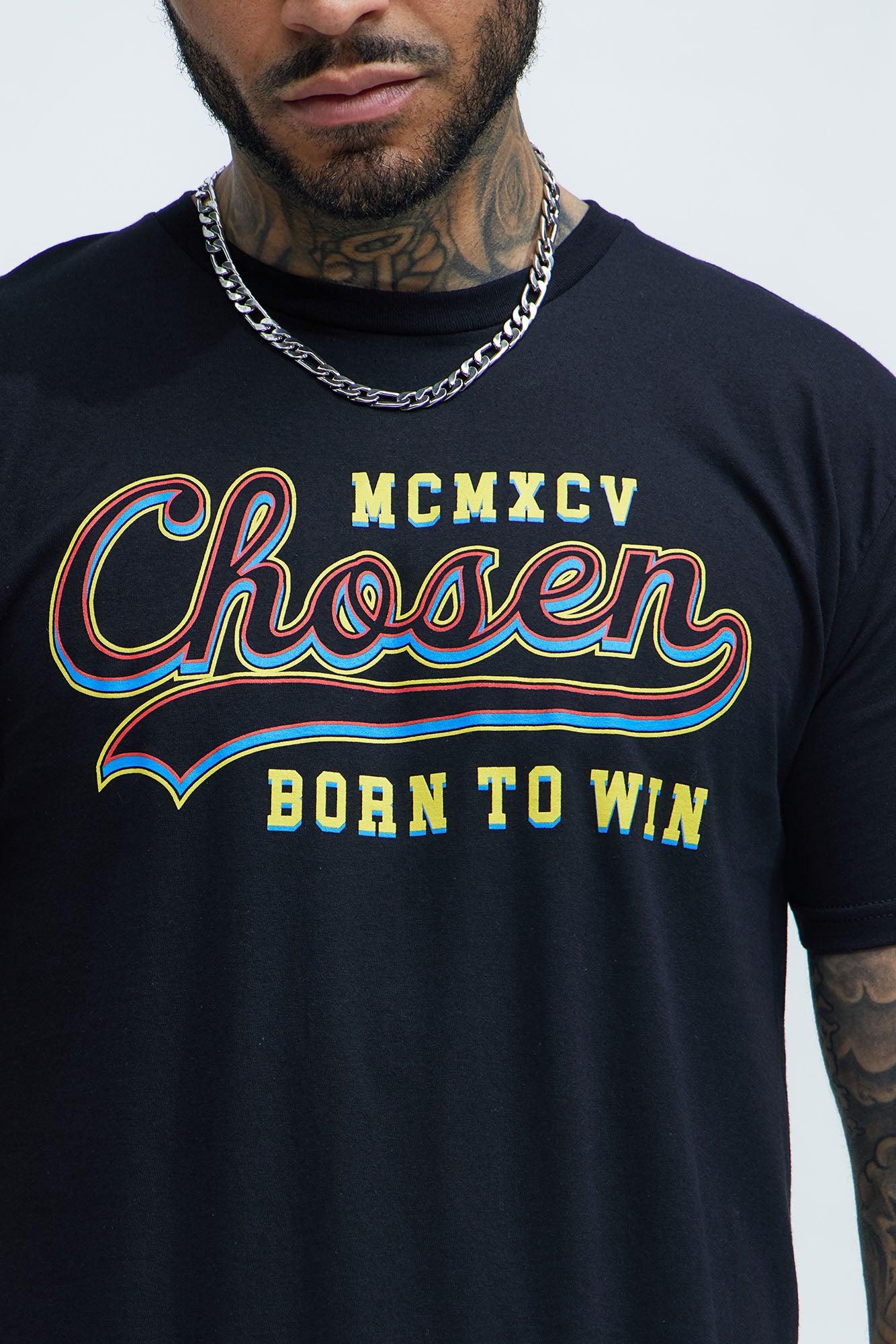 Chosen To Win Short Sleeve Tee - Black Product Image