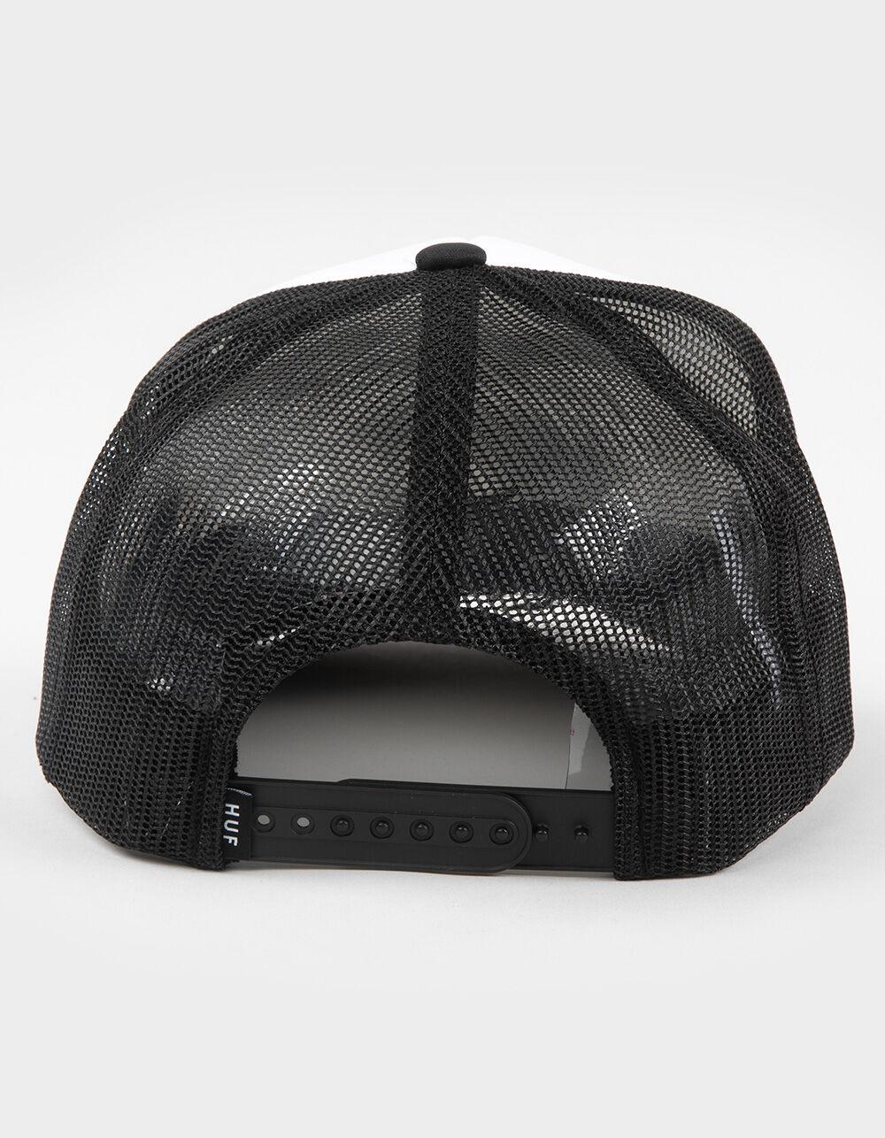 HUF Rims & Wheel Trucker Hat - BLACK/WHITE Product Image