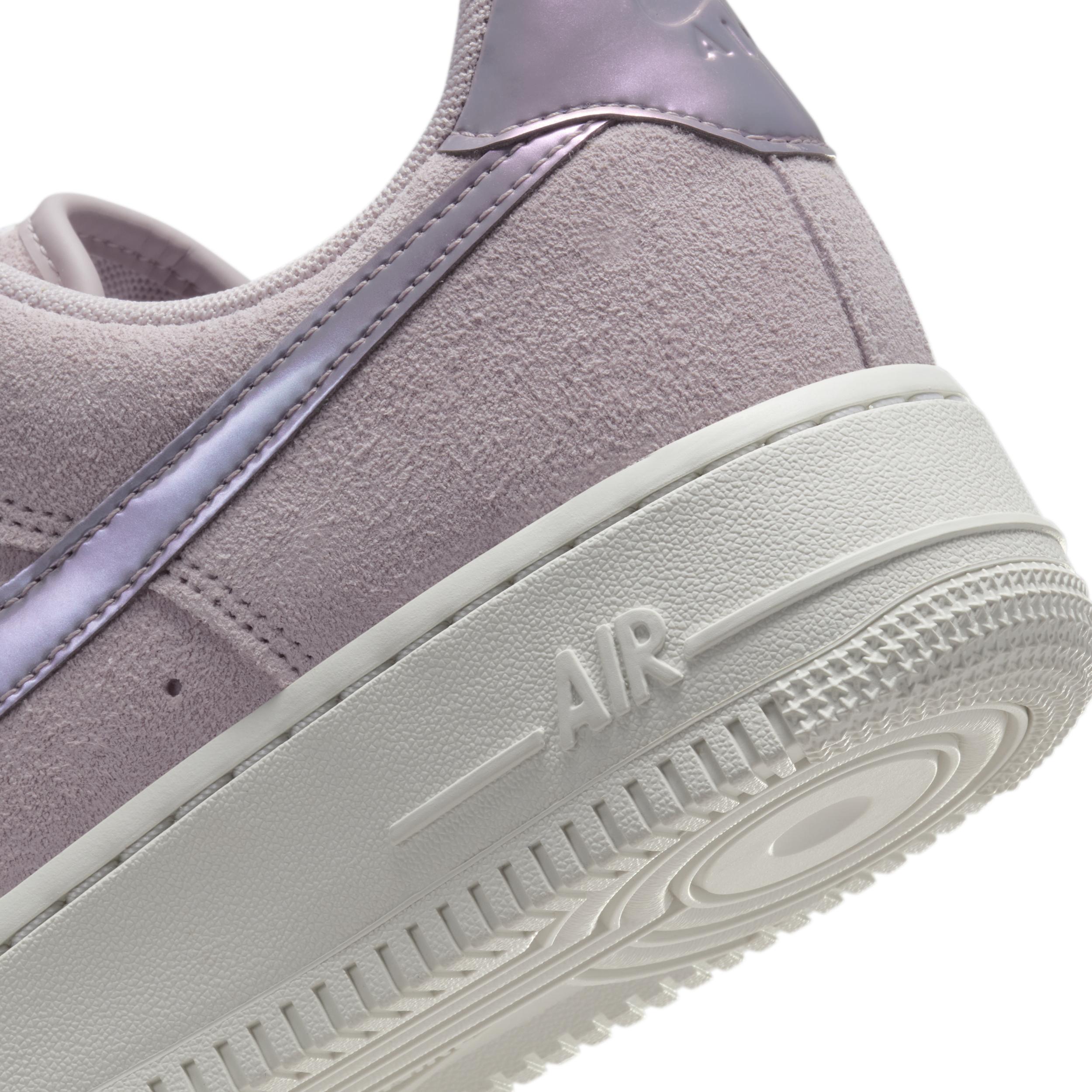 Nike Womens Nike Air Force 1 07 LE Low - Womens Shoes Platinum Violet/Summit White/Light Violet Ore Product Image