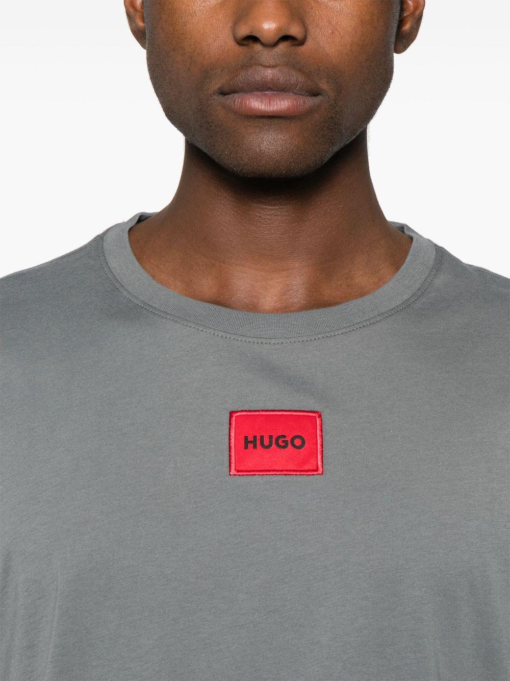 logo-patch cotton T-shirt Product Image