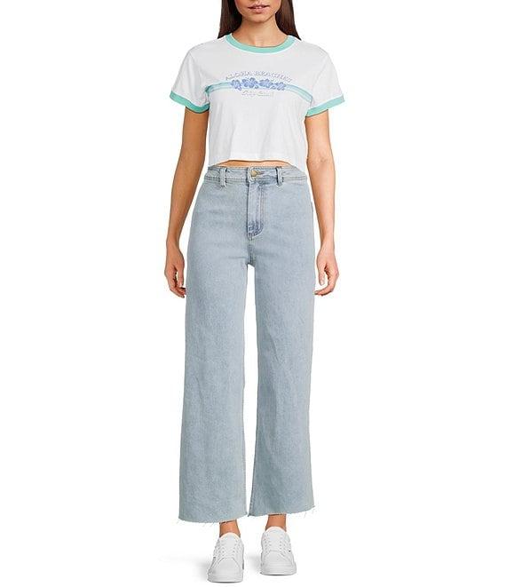 Rip Curl High Rise Wide Leg Jeans Product Image