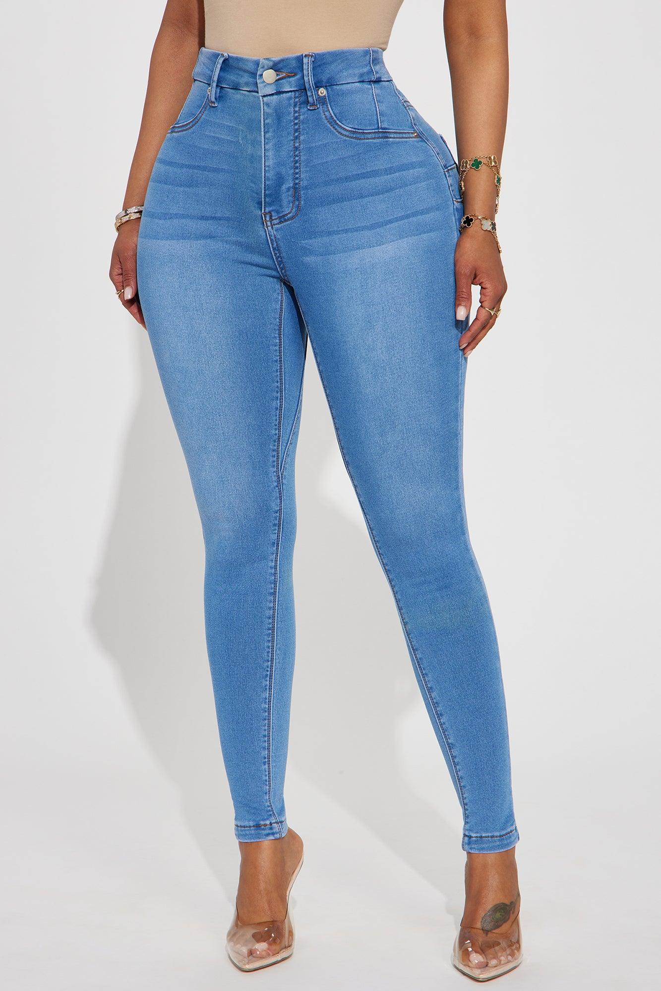 Can't Deny You Sculpting Skinny Jeans - Light Wash Product Image