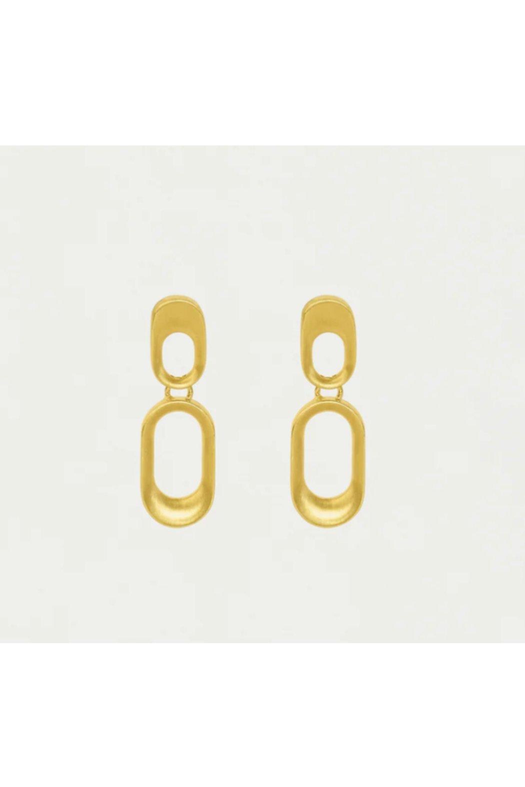 BLEEKER MINI DROP EARRINGS GOLD Product Image