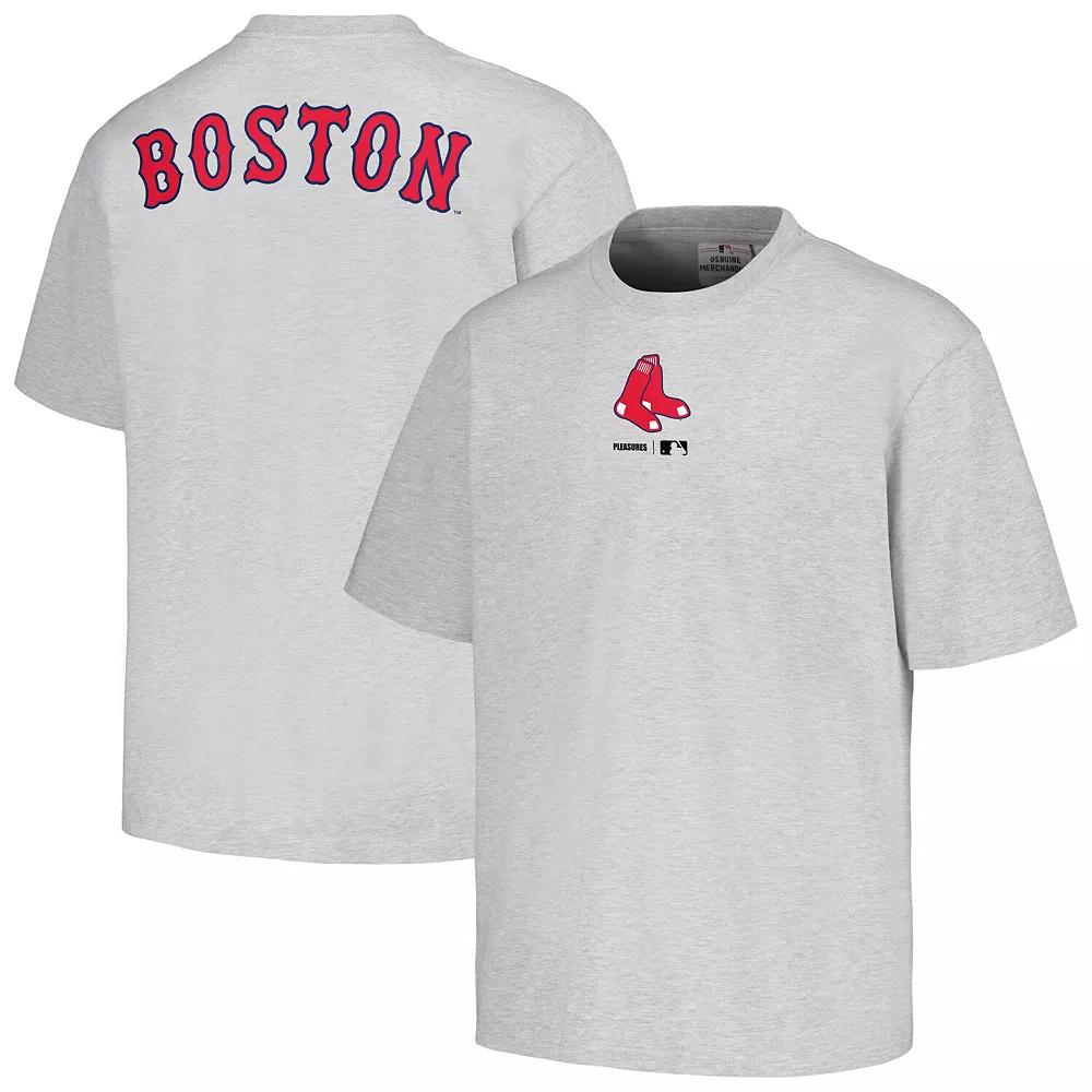 Mens PLEASURES Gray Boston Red Sox Mascot T-Shirt Product Image