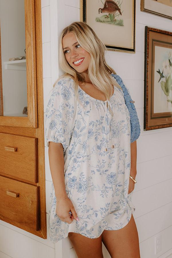 English Garden Linen-Blend Romper Product Image