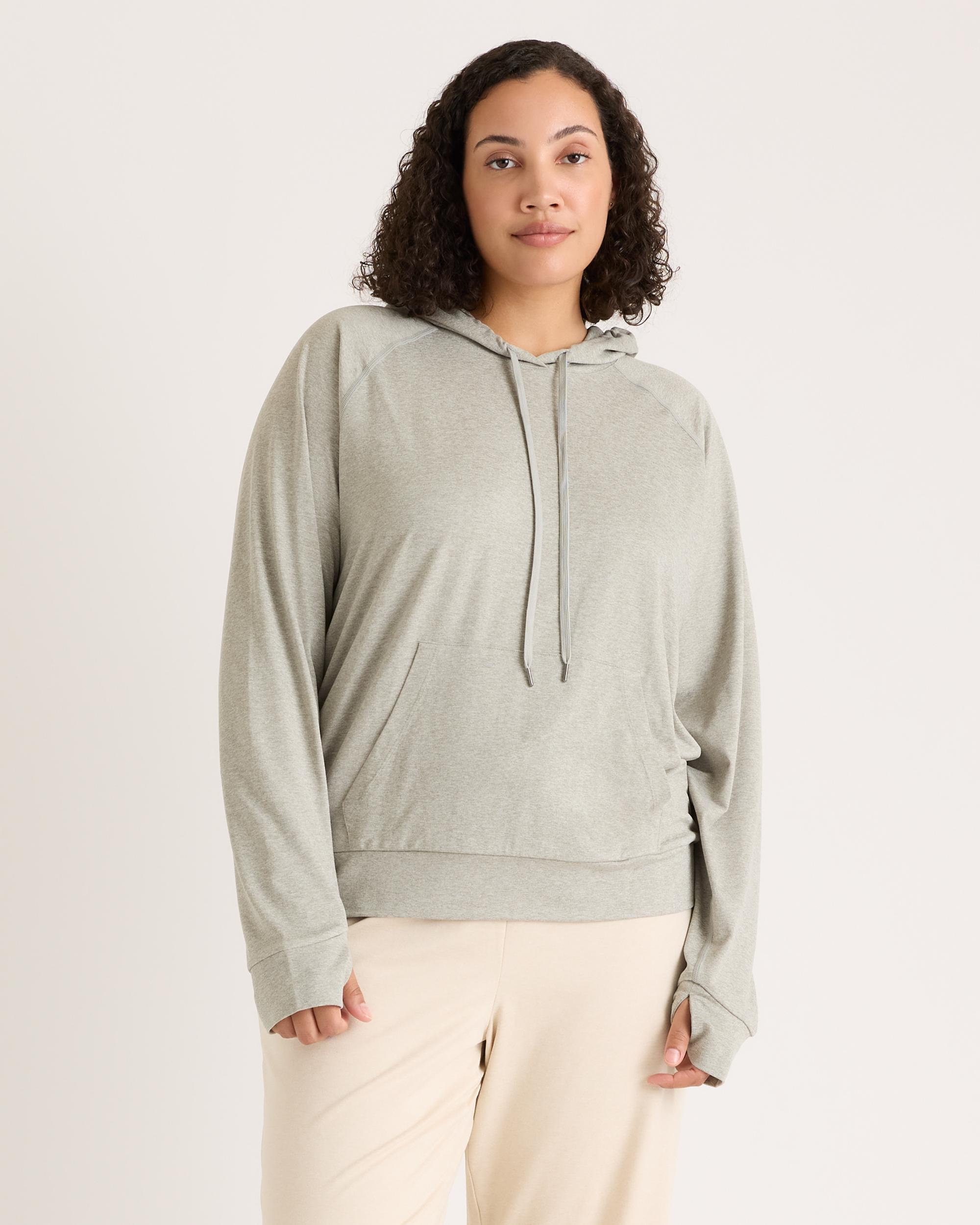Quince | Women's Flowknit Pullover Hoodie Recycled Polyester Product Image