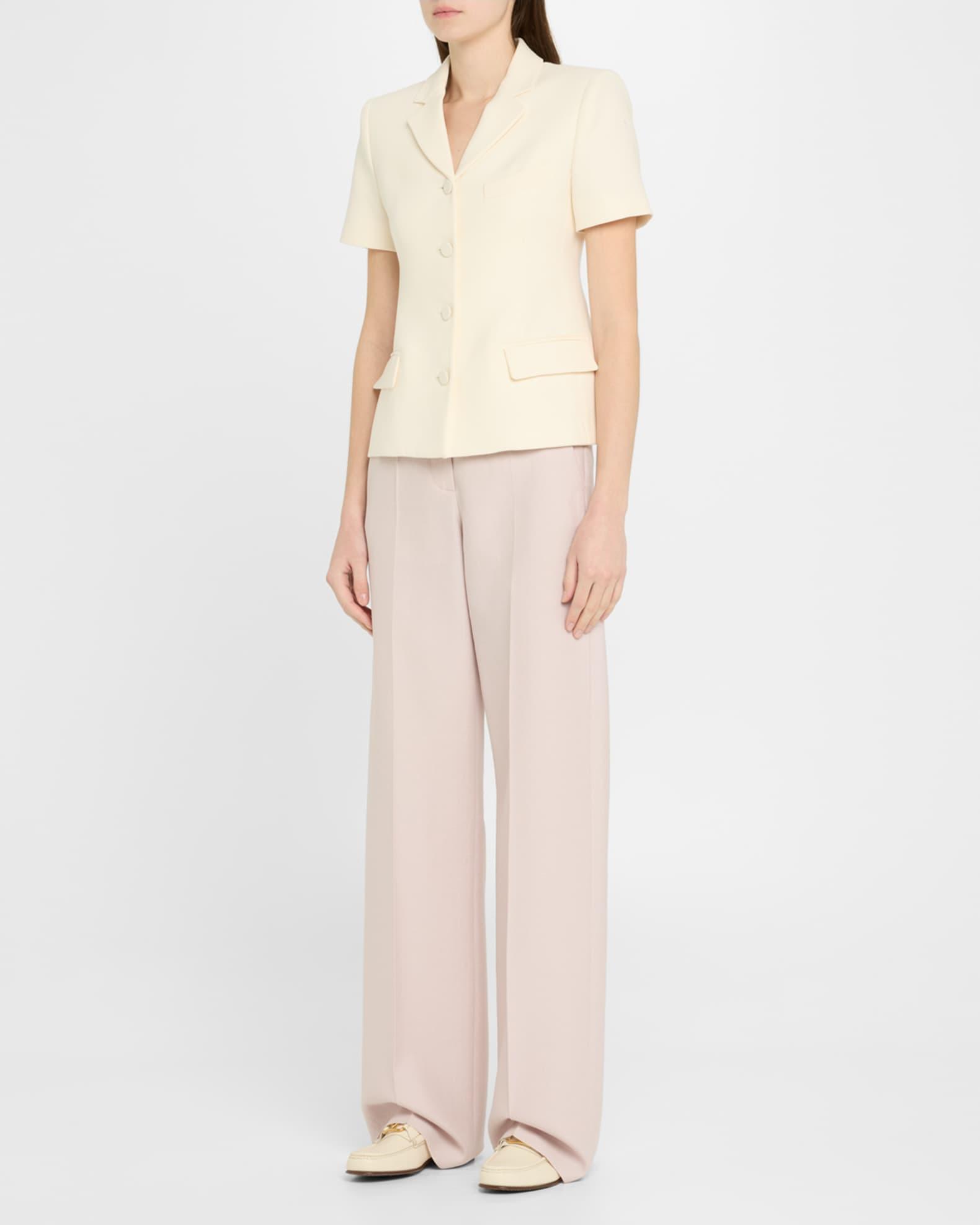 VLogo Leather Medallion Loafers Product Image