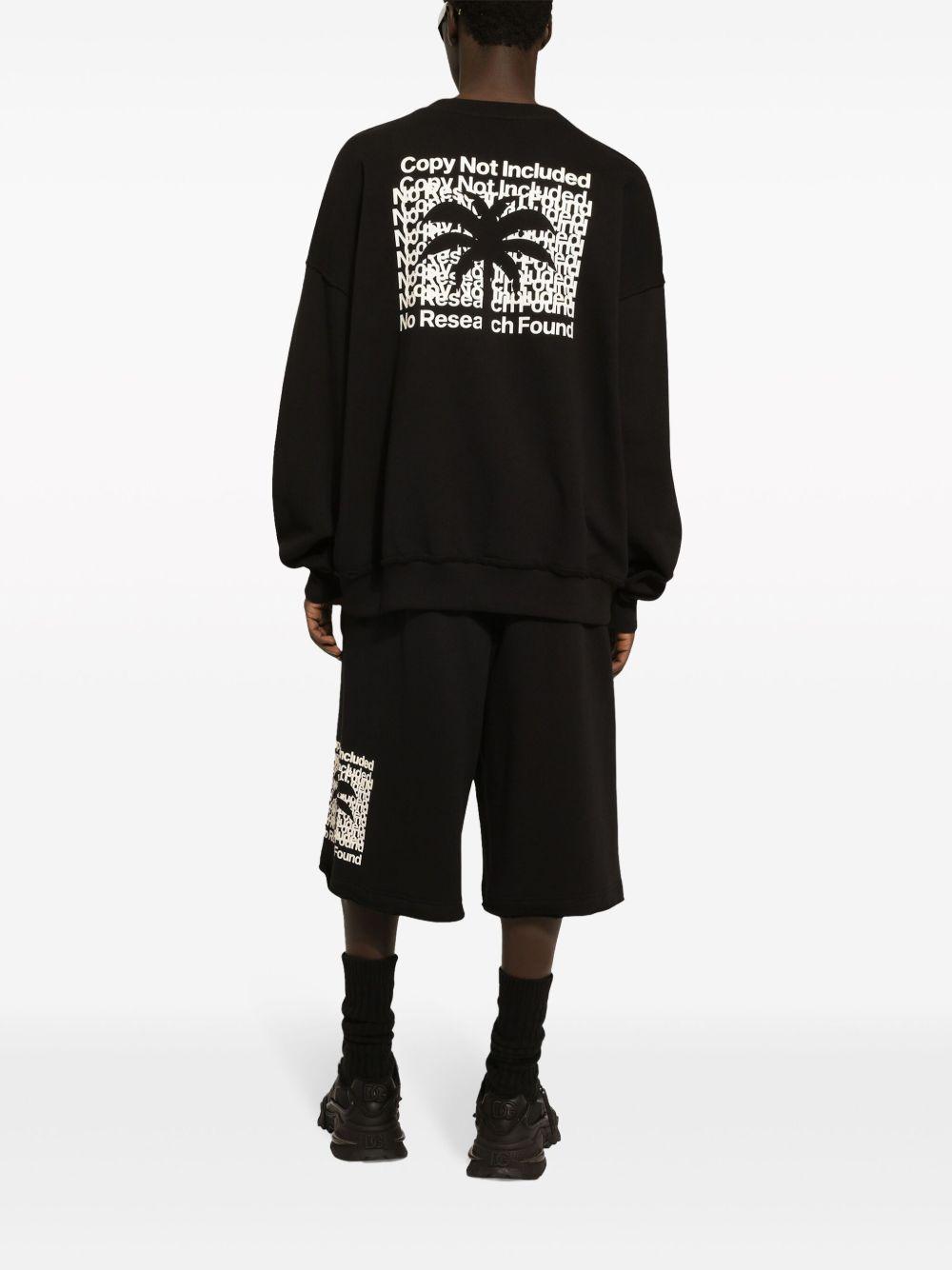 logo-print cotton sweatshirt Product Image