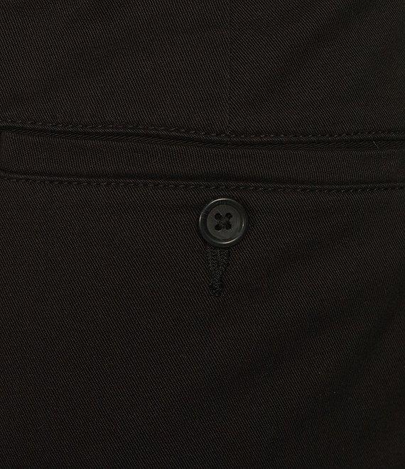 Roundtree & Yorke The Cloud Collection 8#double; Flat-Front Tech Pocket Washed Chino Shorts Product Image