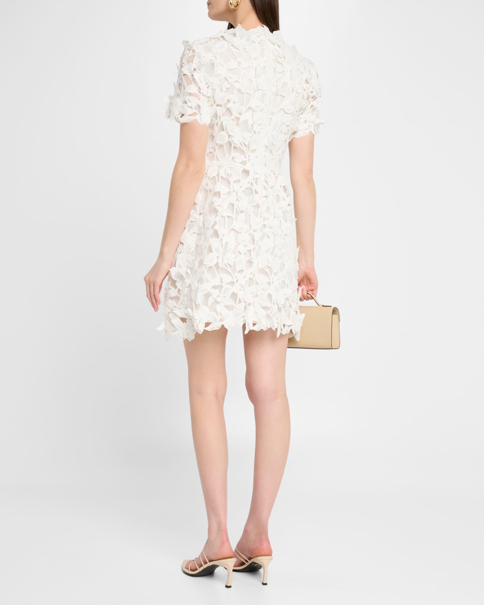 Darla A-Line Floral Lace Mini Dress Product Image