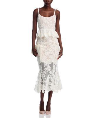 Vinetta Lace Corset Top & Skirt Set Product Image