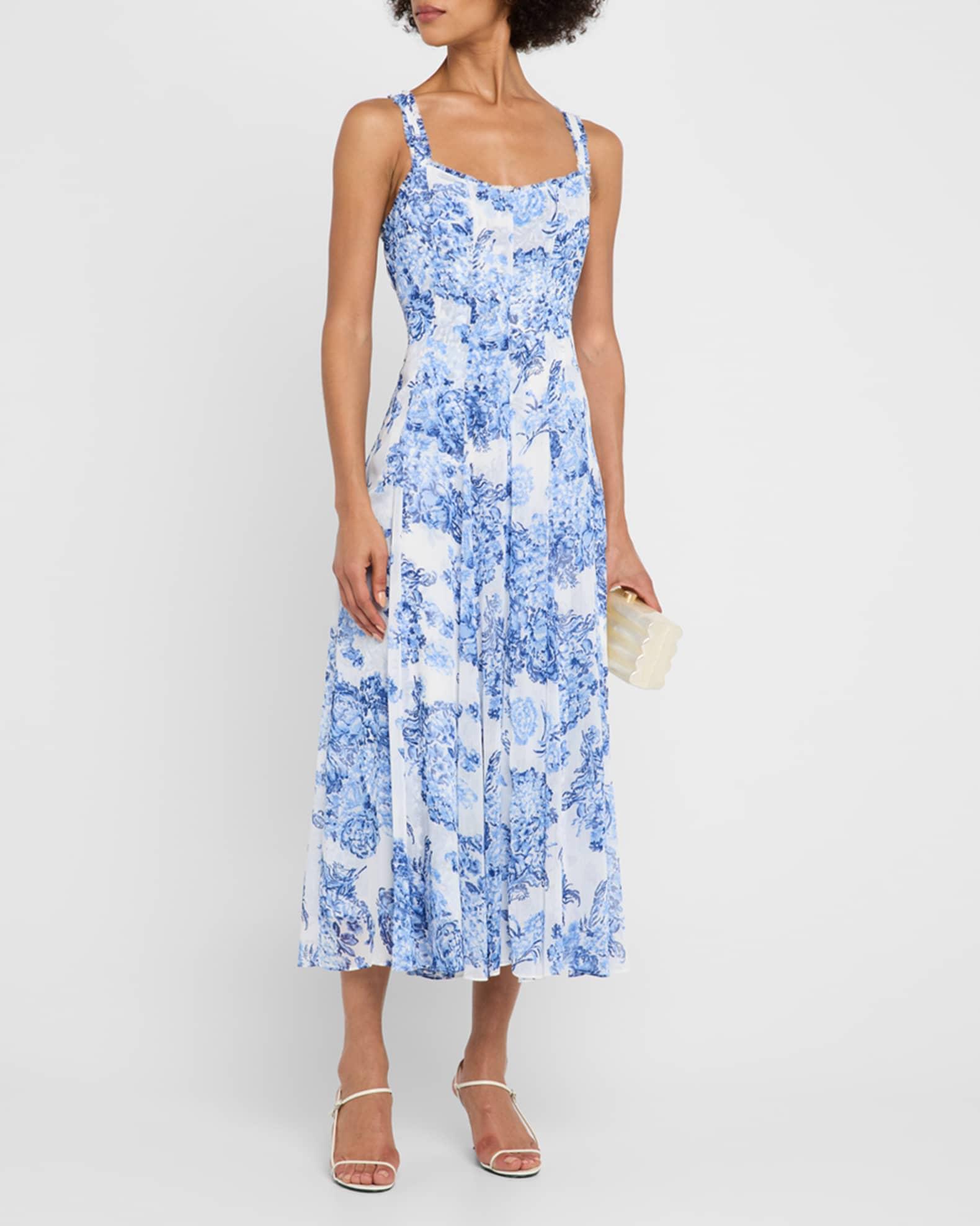 Marmo Sleeveless Costal Bouquet Dress Product Image