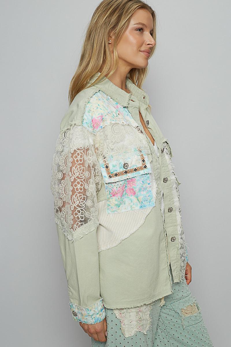 PATCHED OVERSIZED TOP Product Image