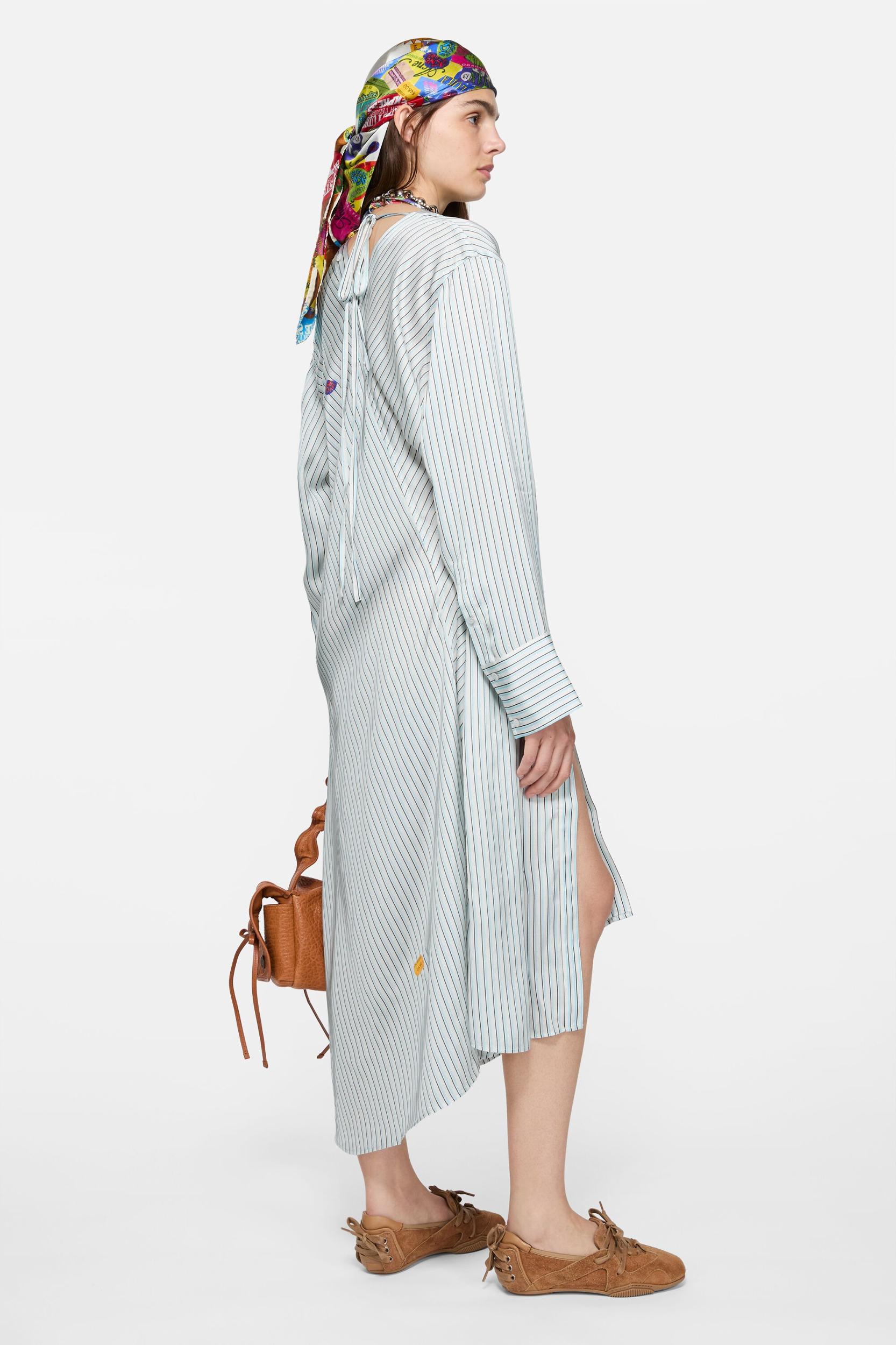 Asymmetric shirt dress Product Image
