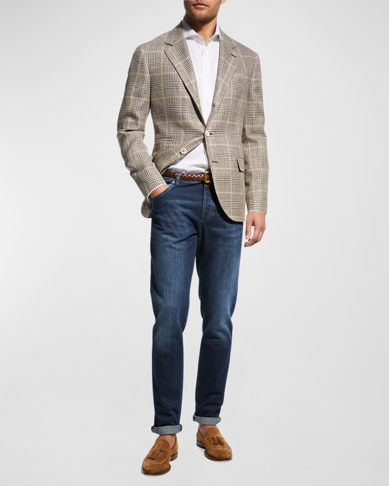 Men's 5-Pocket Denim Jeans Product Image