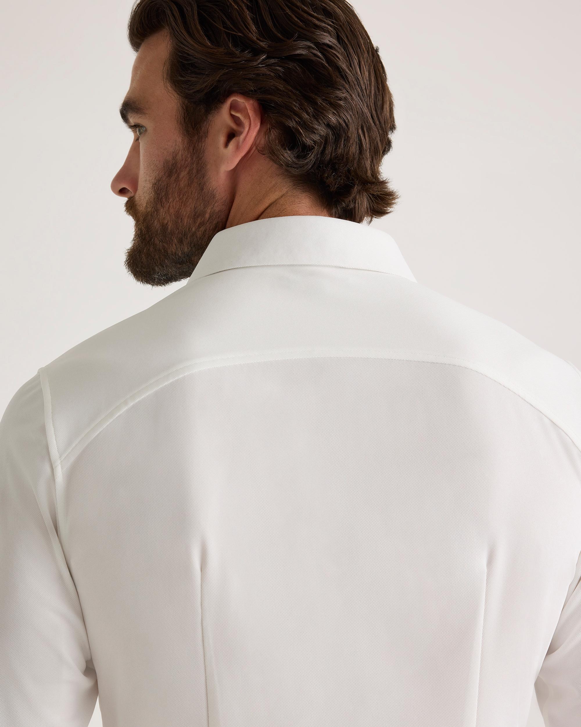 Quince | Men's Commuter Stretch Pique Long Sleeve Button Down 100% Polyester Product Image