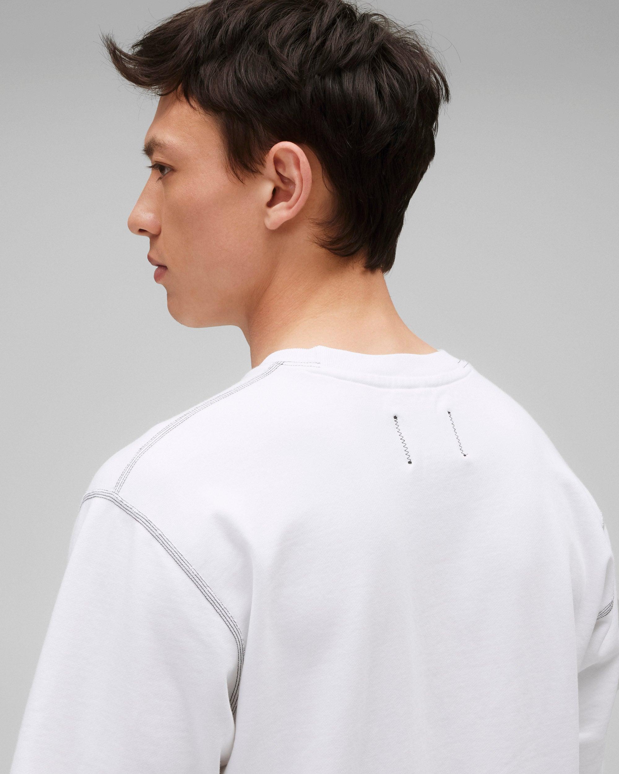 Lightweight Terry Cut-Off Relaxed T-Shirt - Vault Male Product Image