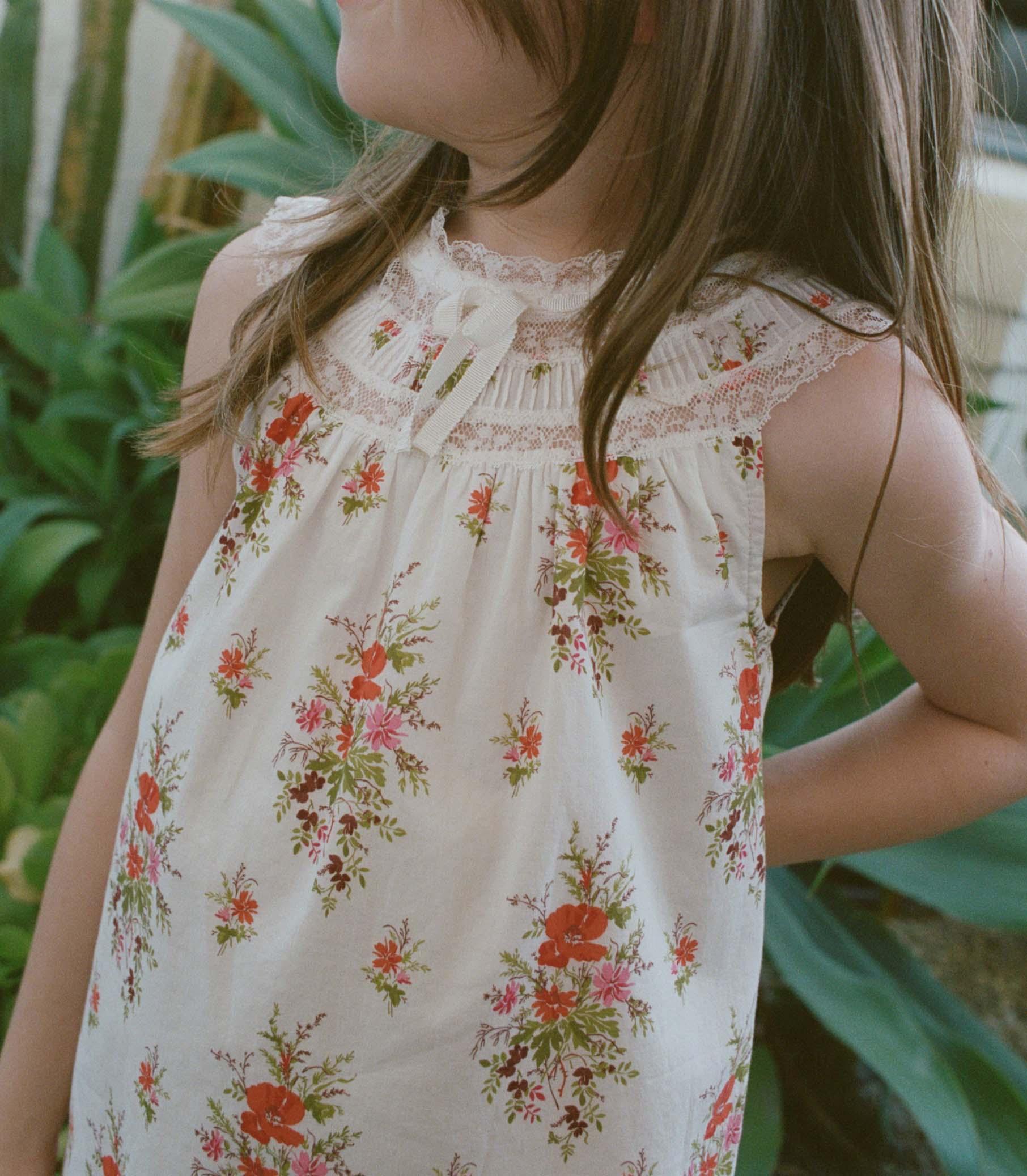 LITTLE DANSES DRESS -- ROSE PETIT BOUQUET DE CHAMONIX Product Image