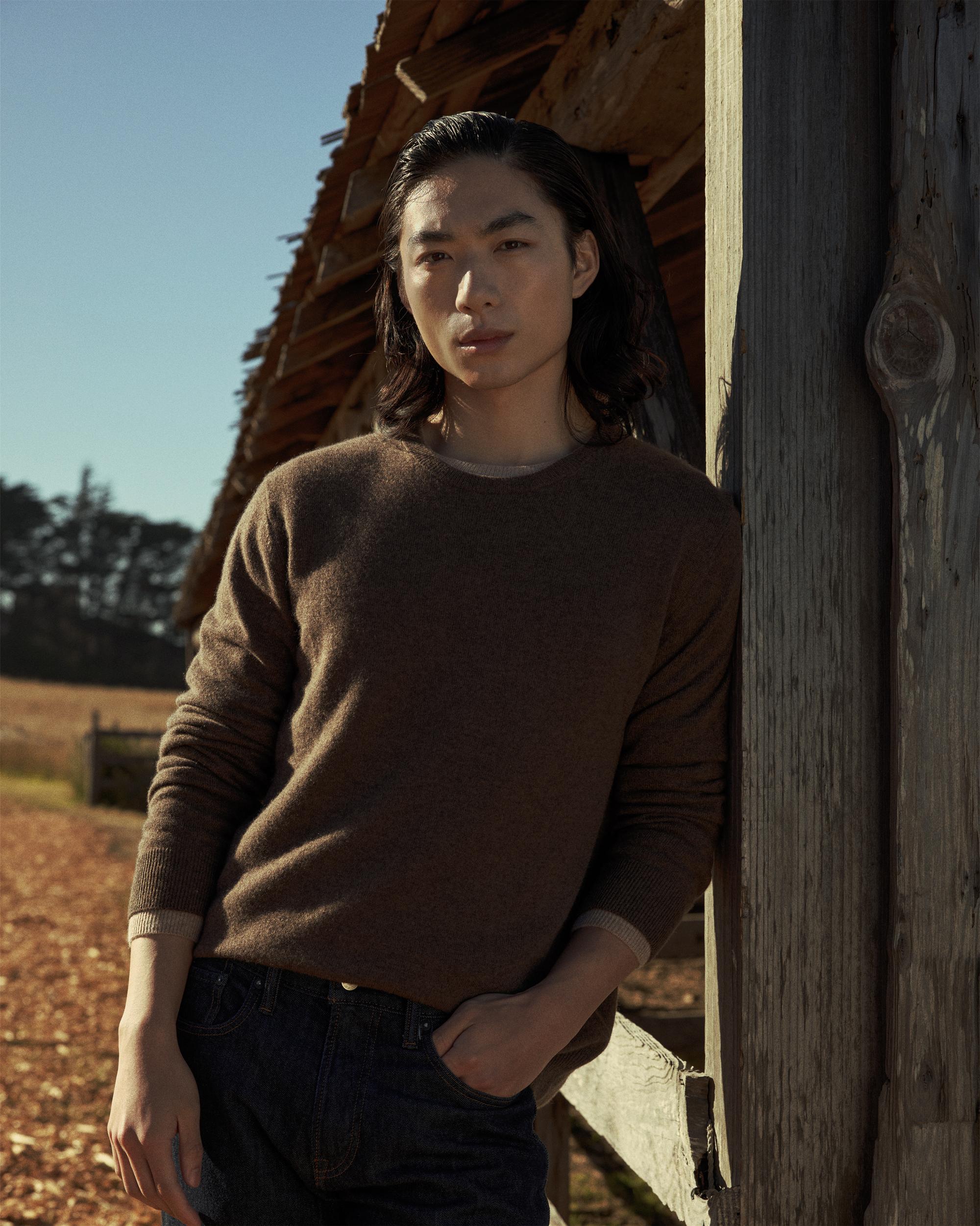 Quince | Men's Mongolian Cashmere Crewneck Sweater Product Image