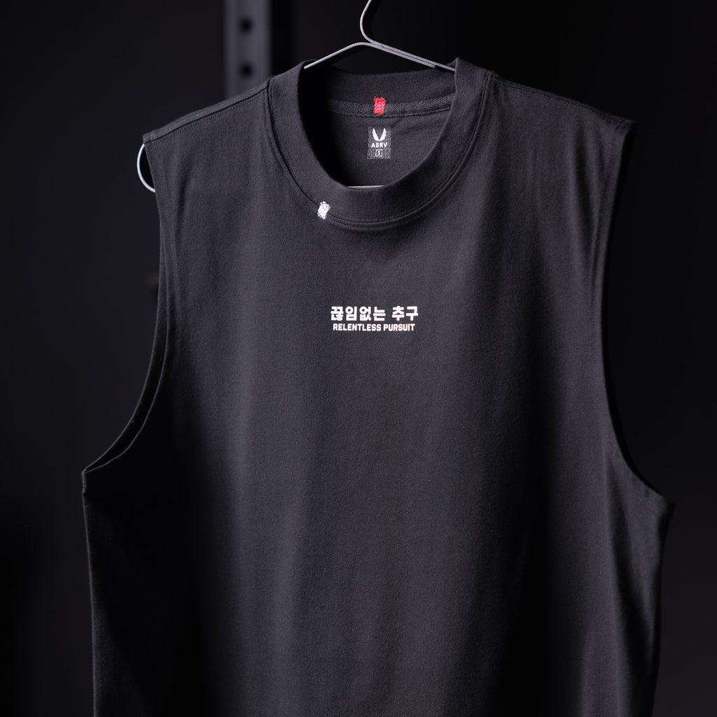 0807. Tech Essential™ Relaxed Cutoff - Black "Marble 8" Product Image