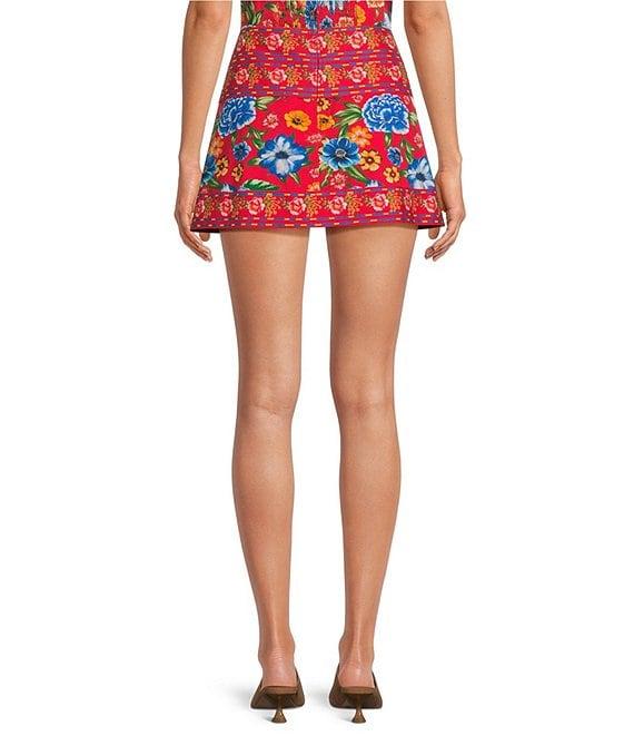 Chelsea & Violet Coordinating Matilda Mini Floral Skirt Product Image