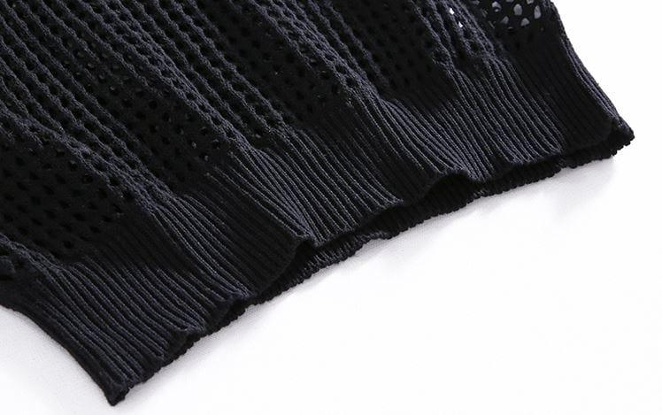 RT No. 5159 KNITTED HOLE SWEATER Product Image