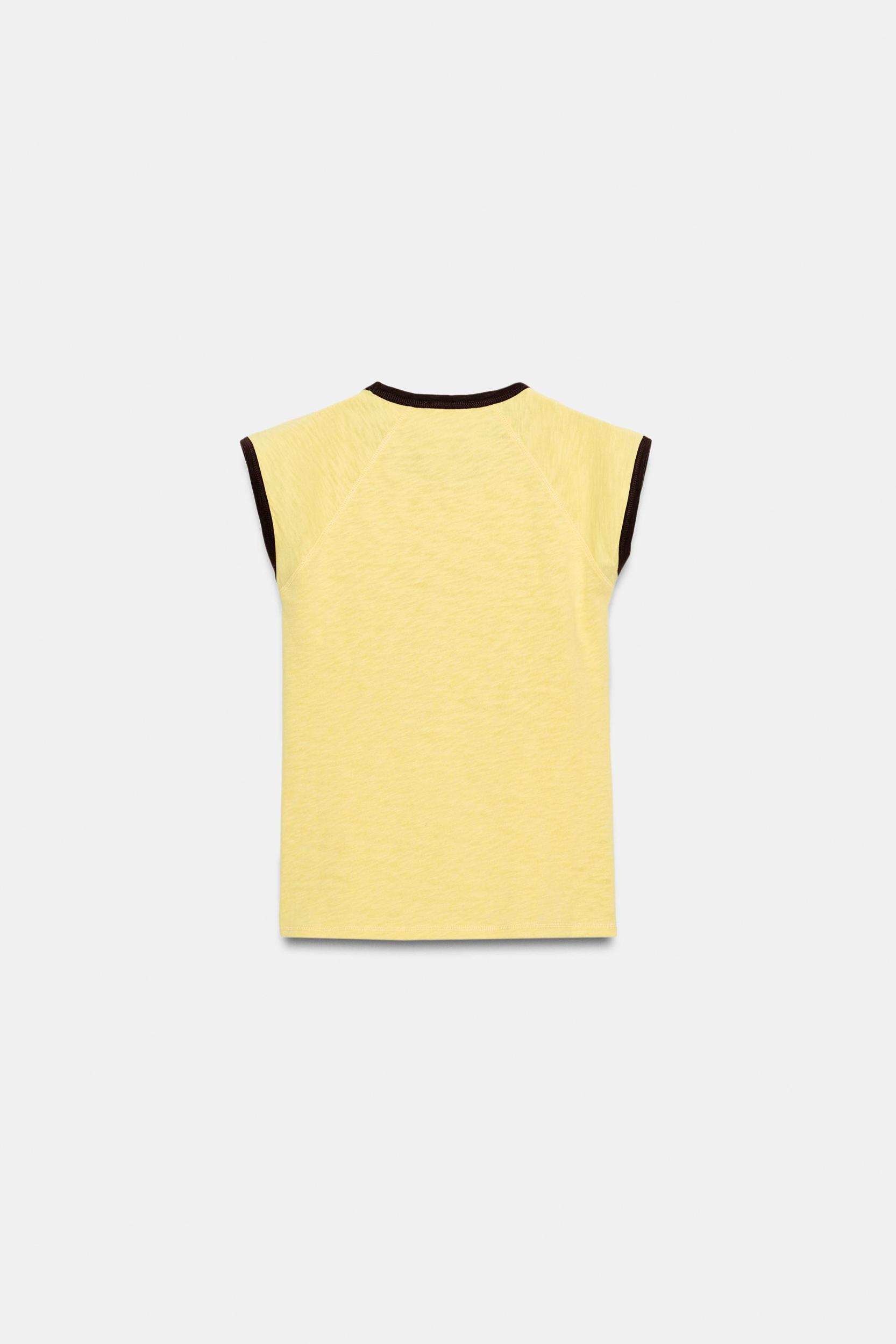 FLAMÉ T-SHIRT WITH TRIMS Product Image