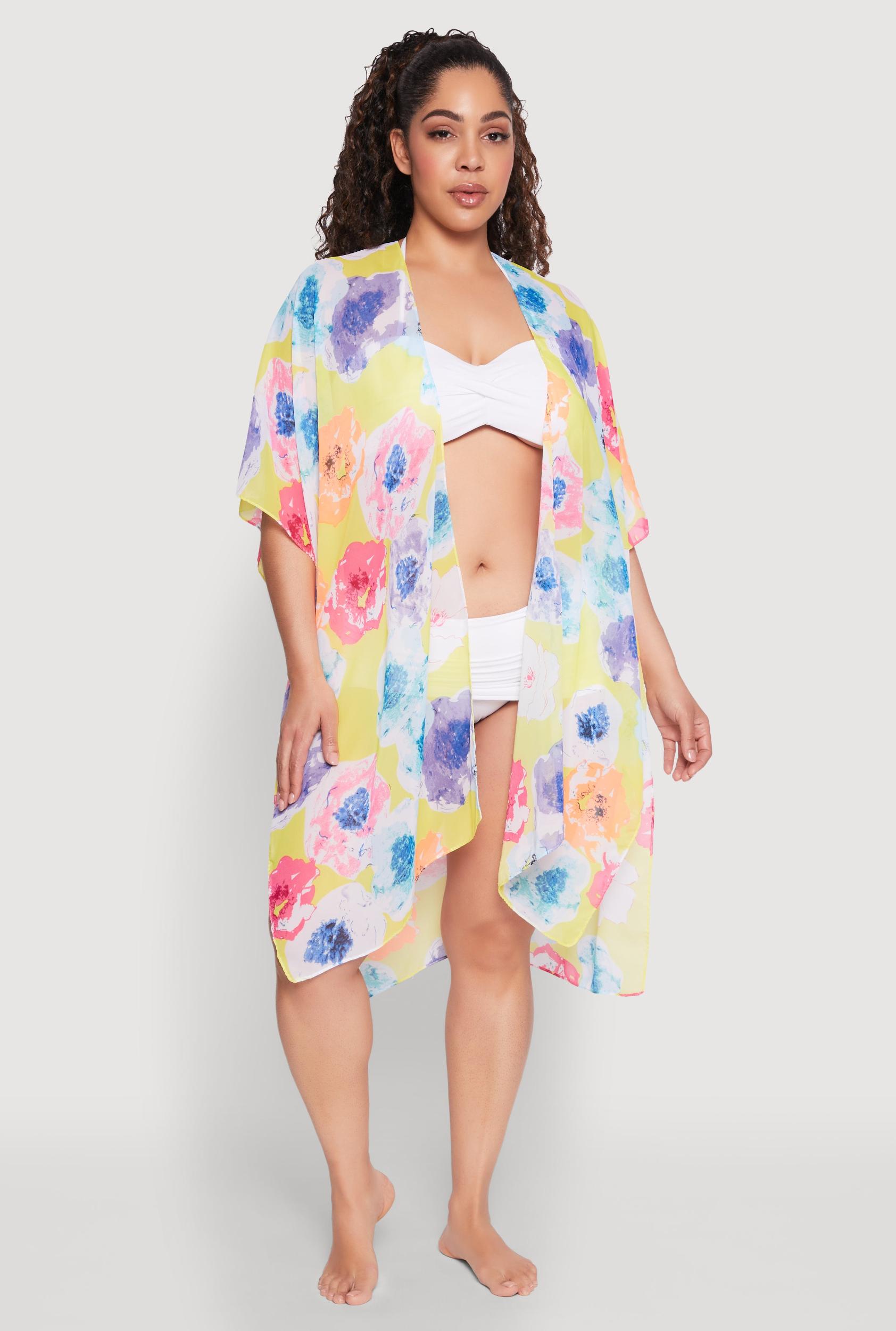Floral Kimono Cover Up Female Product Image