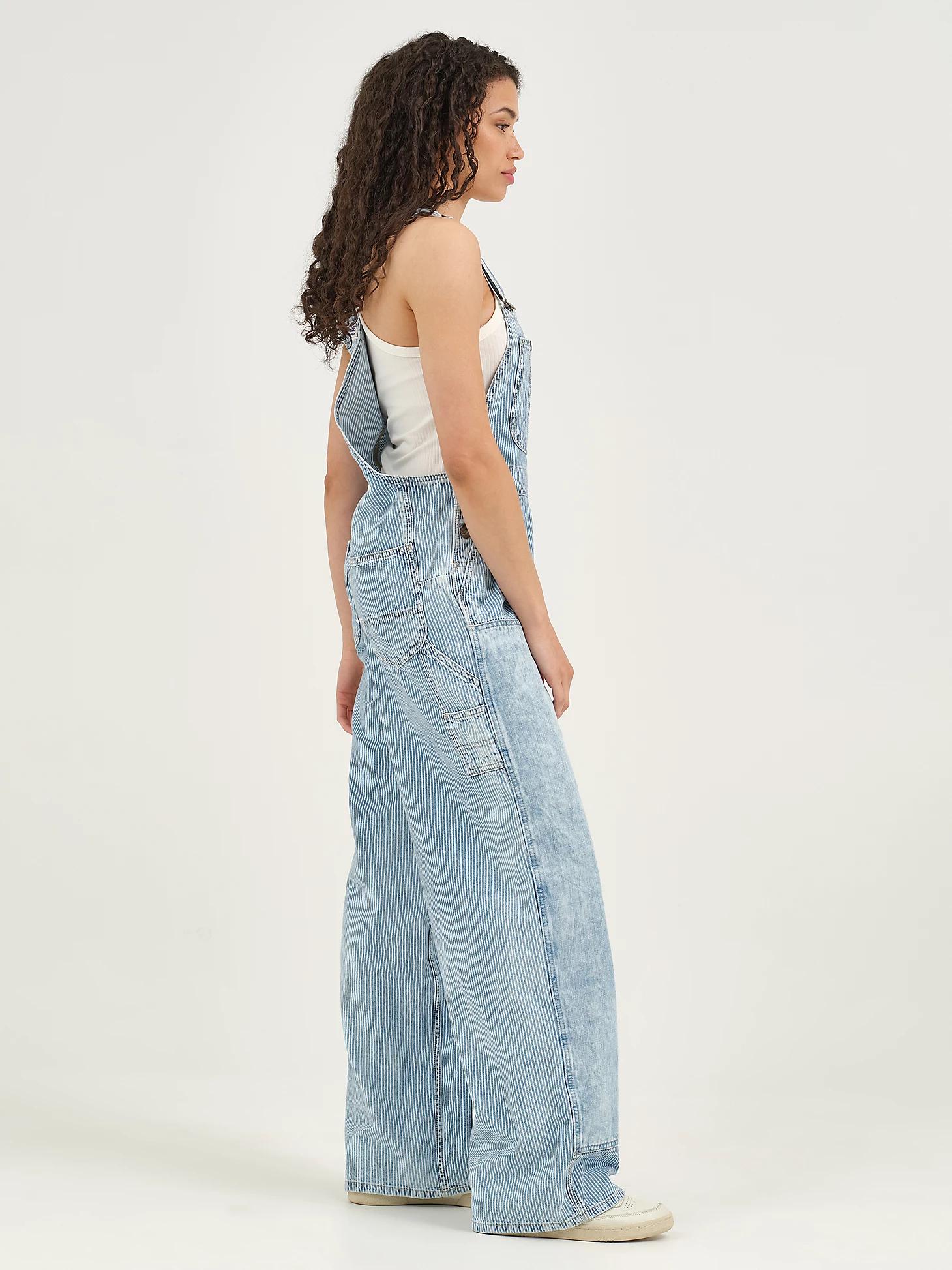 Women's Railroad Stripe Relaxed Bib Overall | Women's Union-Alls & Overalls | Lee® Product Image