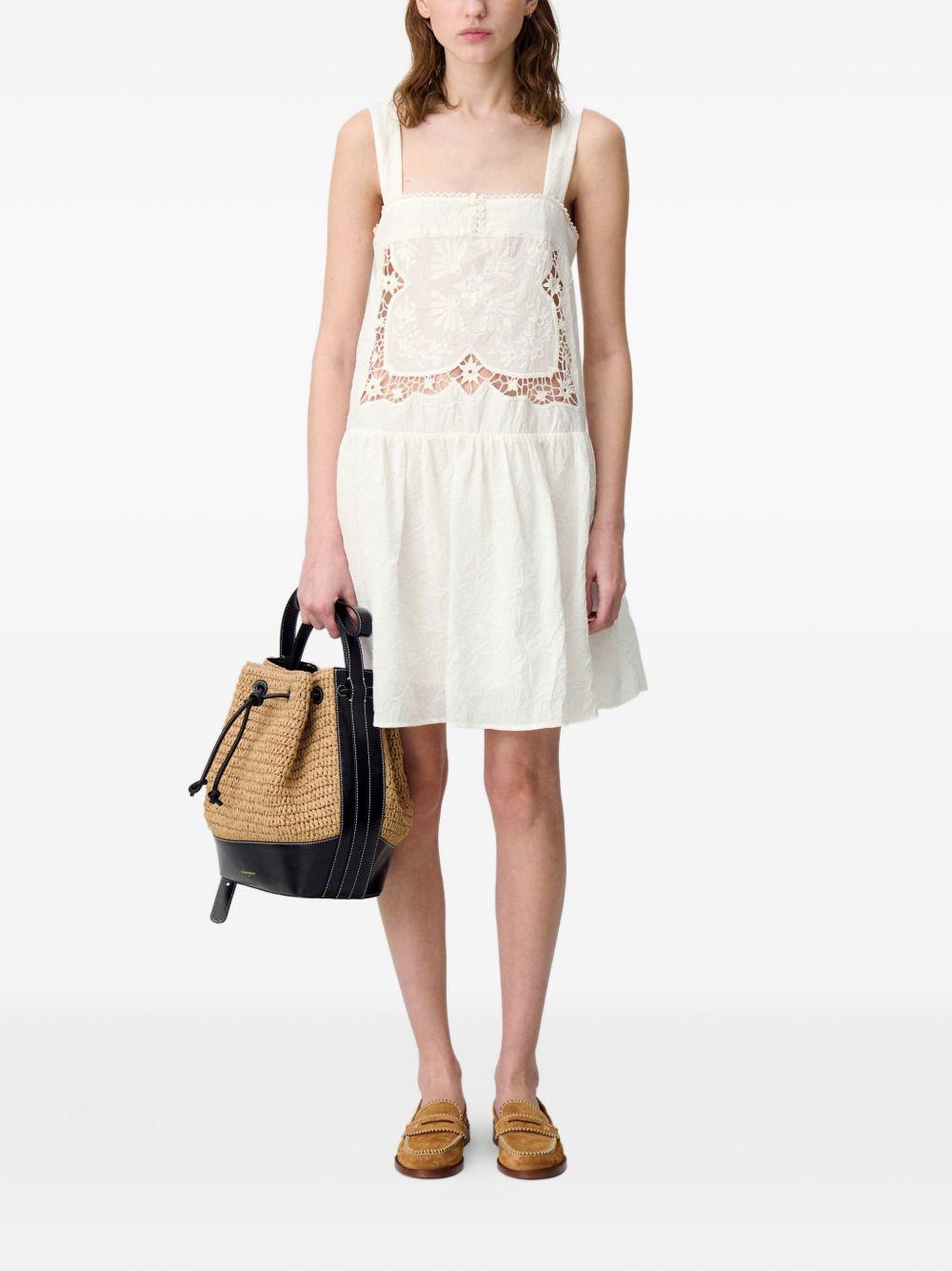 embroidery mini dress Product Image