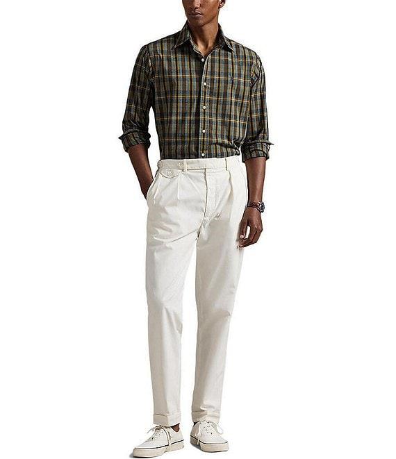 Polo Ralph Lauren Classic Fit Plaid Performance Stretch Long Sleeve Woven Shirt Product Image