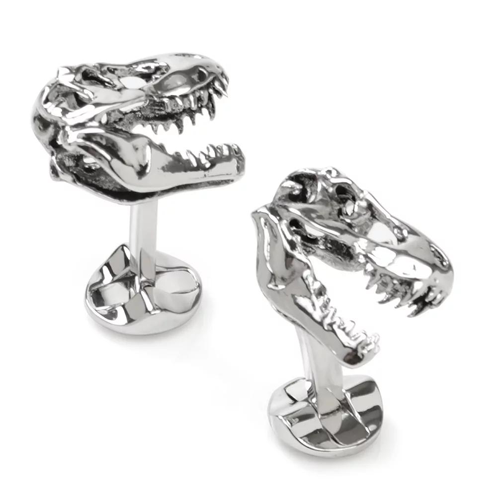 Men's T-Rex 3-D Cufflinks, Black Product Image