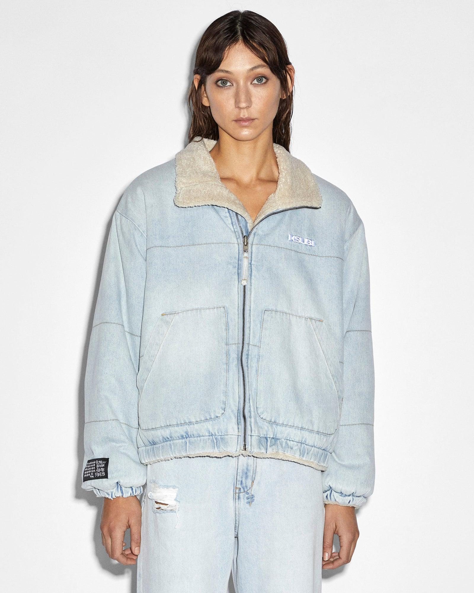 REVERSIBLE PUFFER JACKET DRIFT / TAN Female Product Image