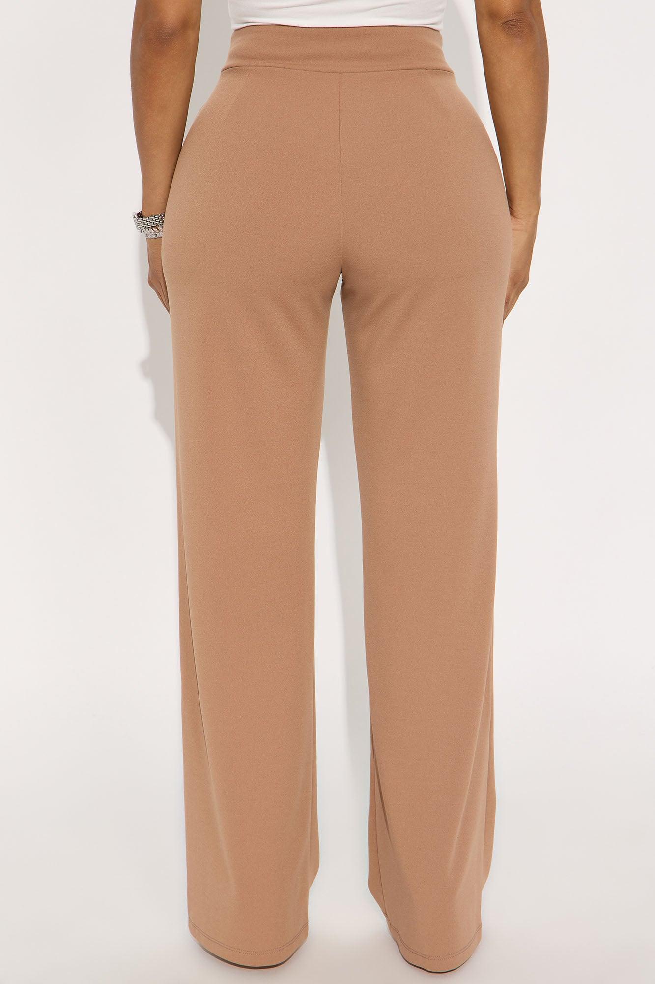 Office Tea Straight Leg Trouser Pant - Mocha Female Product Image