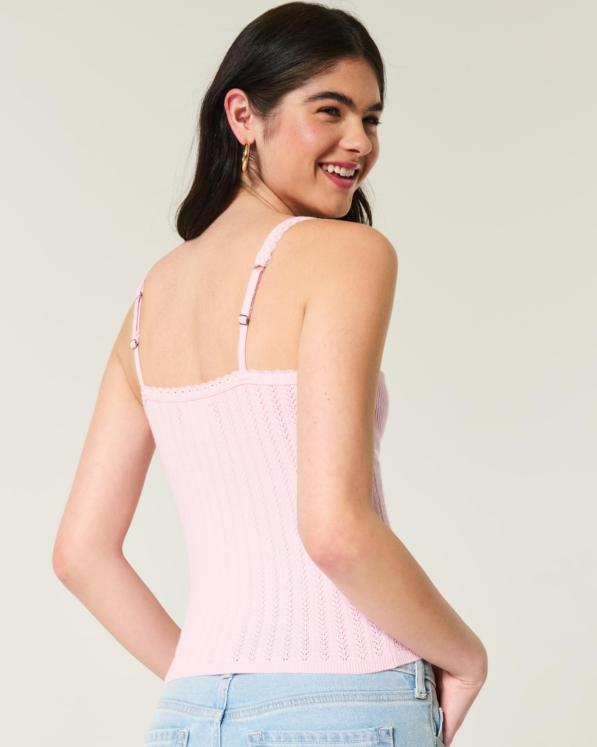 Tie-Front Sweater Tank Product Image