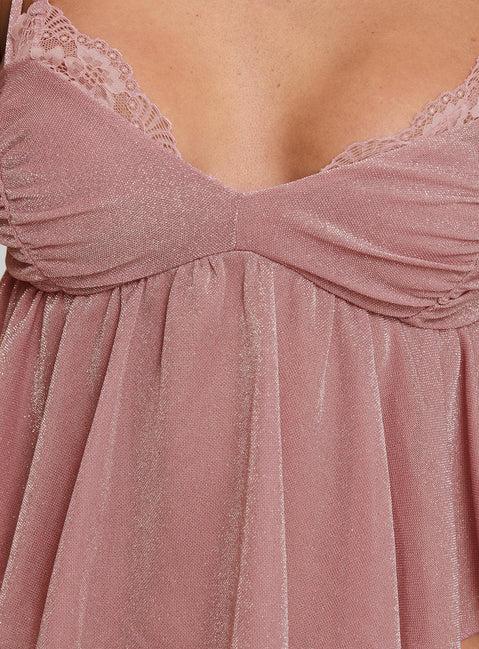 Corella Top Mauve Product Image
