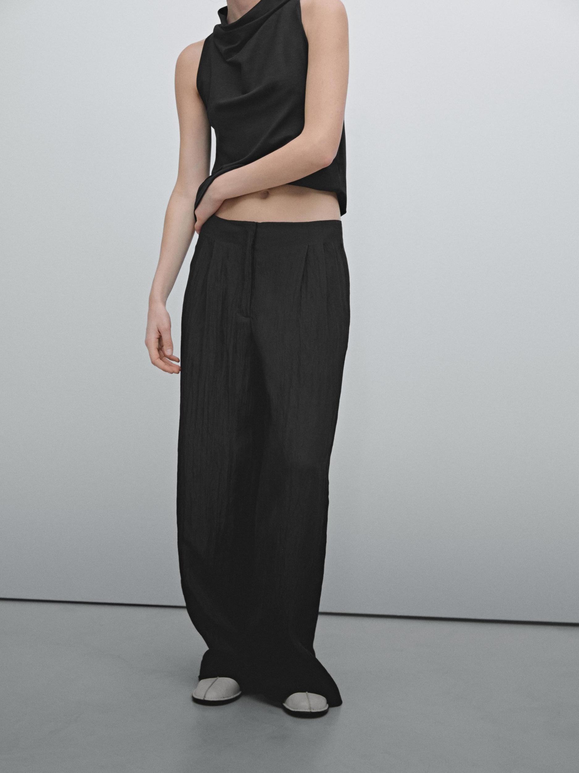 Technical trousers with darts Product Image