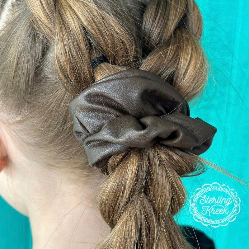 Lady In Leather Scrunchies Product Image