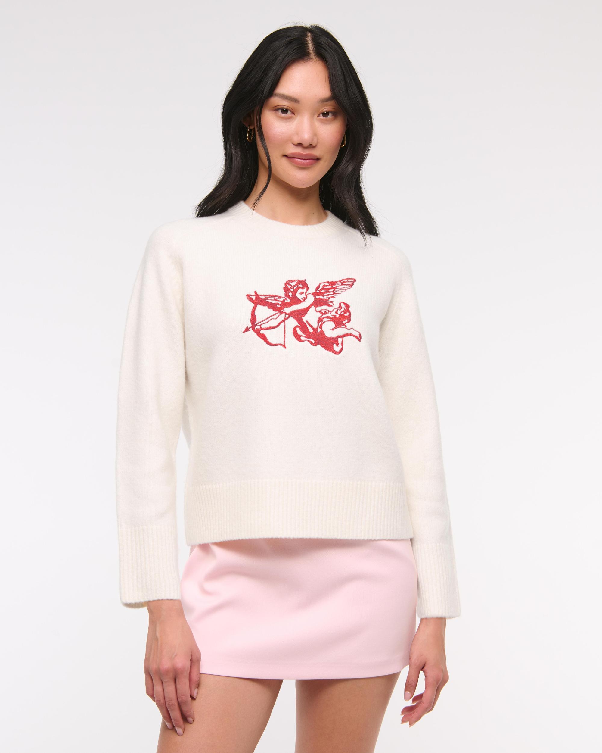 The A&F Madeline Crew Sweater Product Image